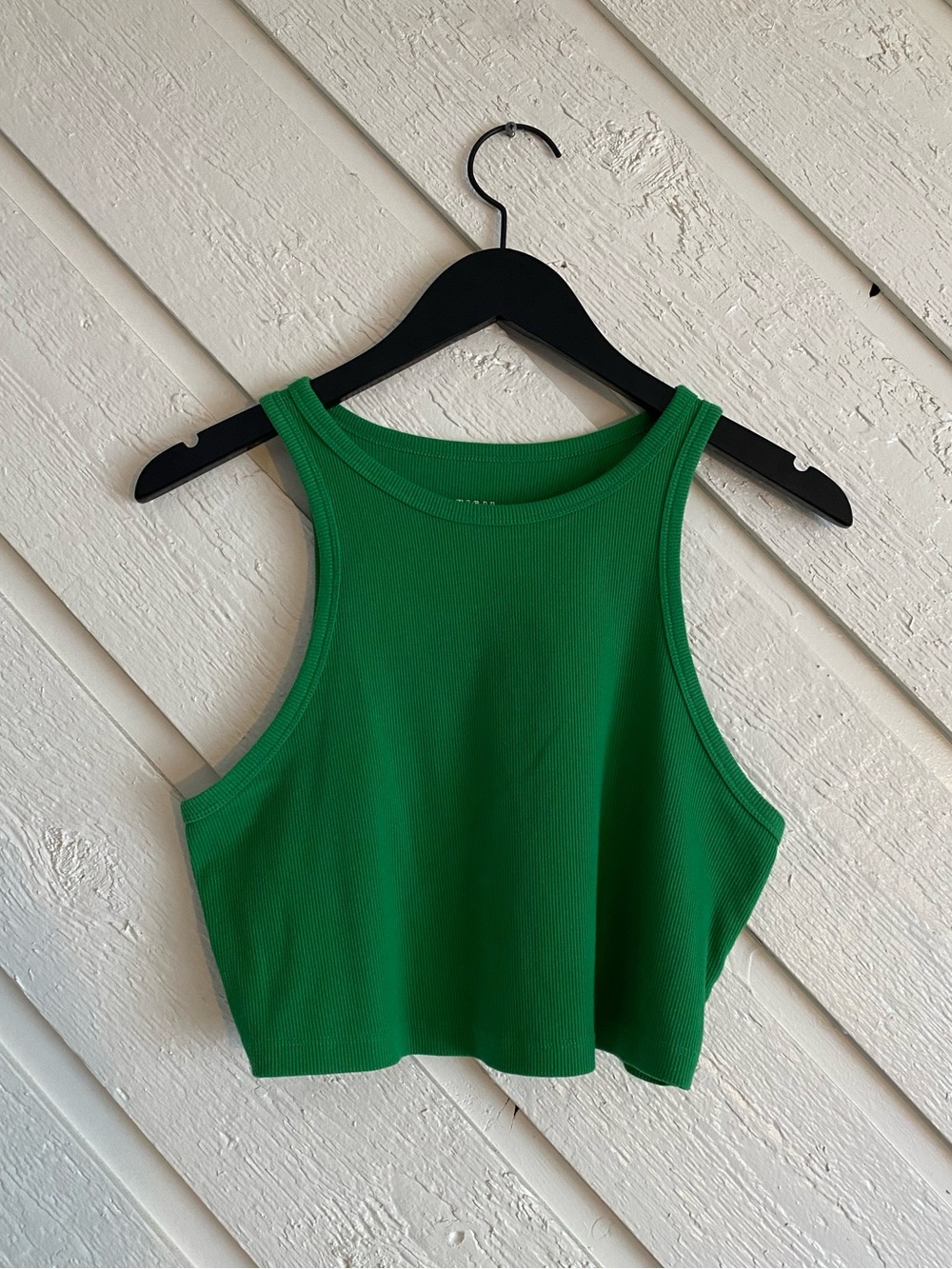 Cropped Green Tank Top